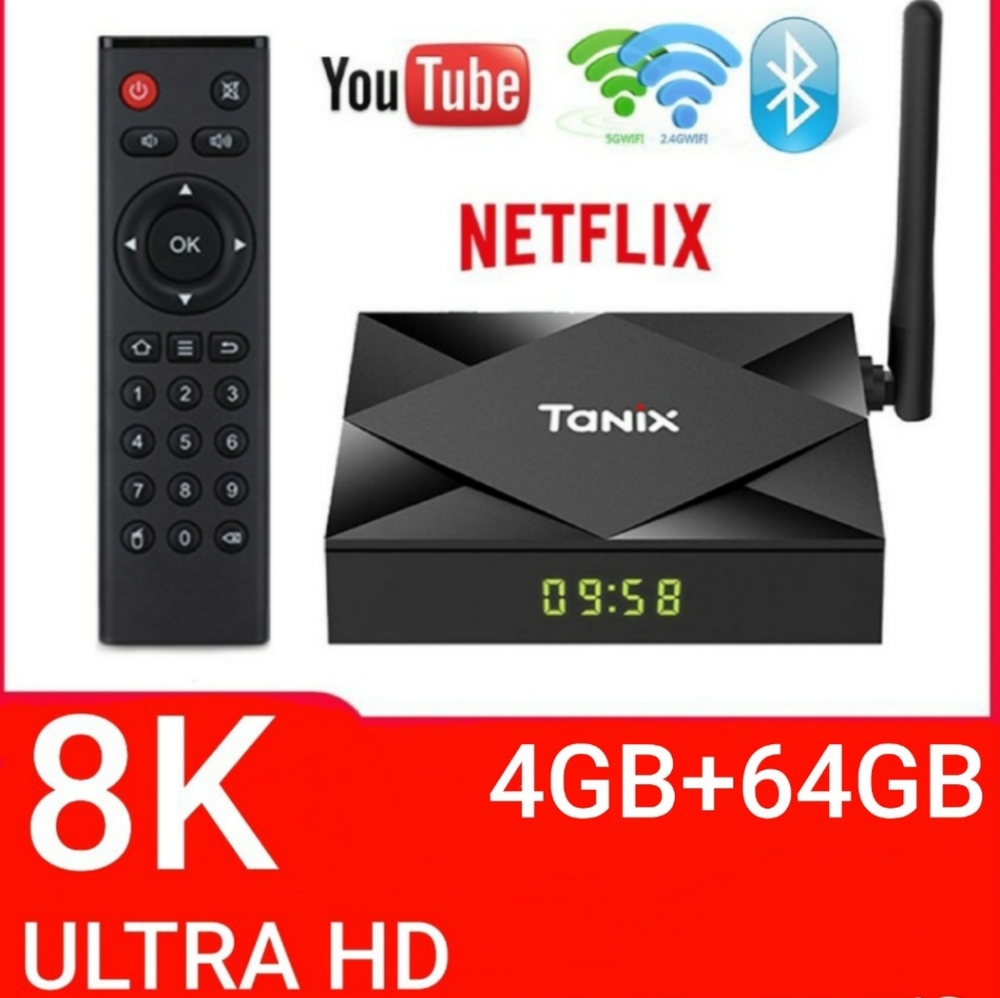 Tanix TX6S-H Android 10 Media Player – Allwinner H616, Dual-Band Wi-Fi, HDMI